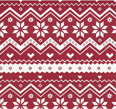 Rood-witte kerst rolgordijn woonkamer - TenStickers