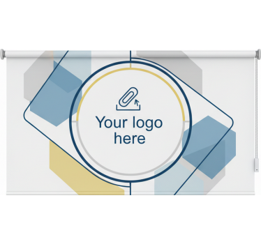 Rolgordijn kantoor op maat met logo ontwerp - TenStickers