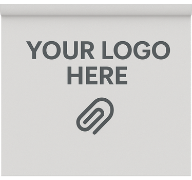 Rolgordijn kantoor met gepersonaliseerd logo - TenStickers