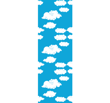 Rolgordijn kinderkamer wolken in de lucht - TenStickers