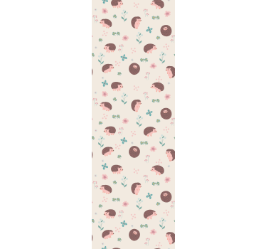 Rolgordijn kinderkamer cute hedgehog collectie - TenStickers