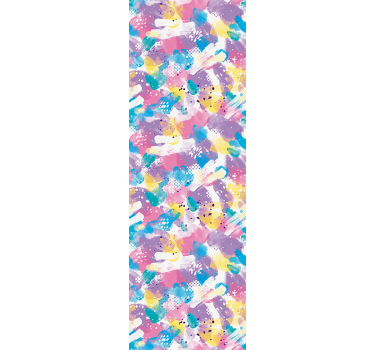 Rolgordijn kinderkamer pastelkleurenoverloop - TenStickers
