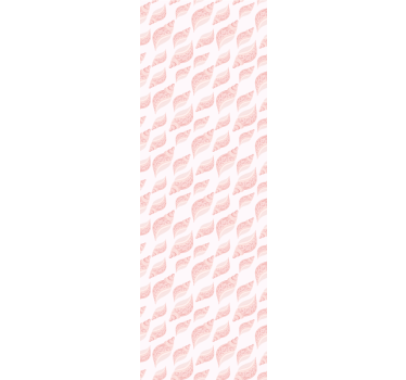Rolgordijn kinderkamer trendy roze schelp patroon - TenStickers