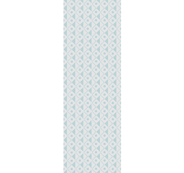 Rolgordijn kinderkamer blauw en witte ruiten design - TenStickers