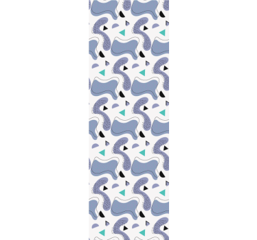 Rolgordijn kinderkamer memphis kleurmodel met witte achtergrond - TenStickers