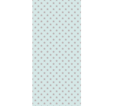 Rolgordijn kinderkamer blauwe achtergrond met grijze sterren - TenStickers
