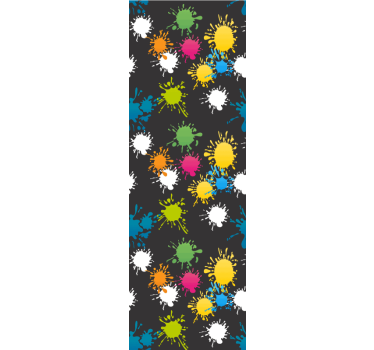 Rolgordijn kinderkamer kleurfeest - TenStickers
