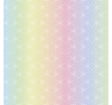 Rolgordijn kinderkamer glitter regenboog lucht pastel kleuren - TenStickers