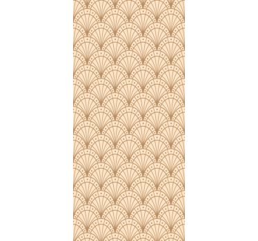 Rolgordijn kantoor elegant waaier motief - TenStickers