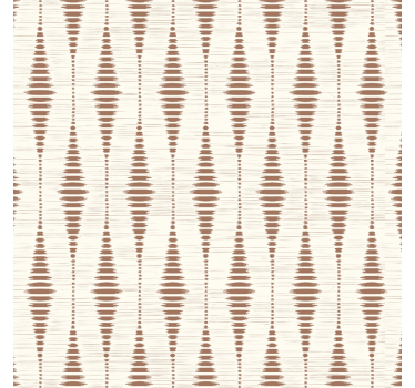 Rolgordijn beige mocha mousse rabaul ikat - TenStickers