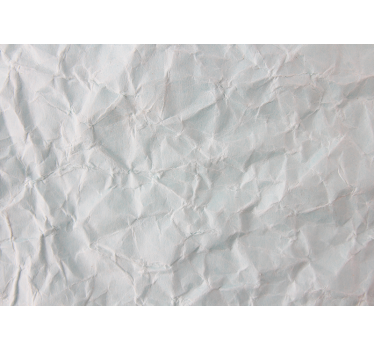 Wit rolgordijn met crumpled paper textuur - TenStickers