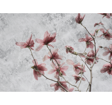 Rolgordijn woonkamer elegant glamour stijl magnolia ontwerp - TenStickers