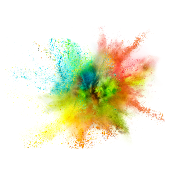 Rolgordijn woonkamer explosion splash - TenStickers