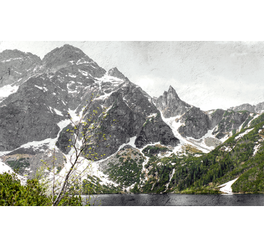 Rolgordijn woonkamer poolse bergen zakopane - TenStickers