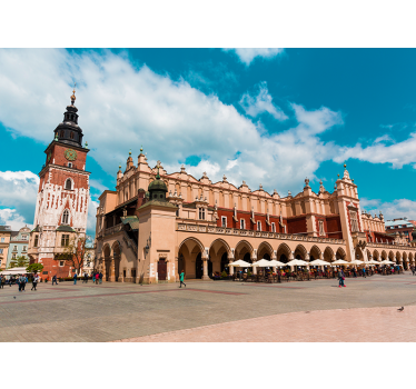Rolgordijn woonkamer de hoofdwinkel in krakau - TenStickers