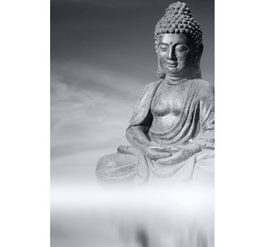 Rolgordijn woonkamer buddha zen - TenStickers