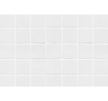 Wit rolgordijn eenvoudige tegels - TenStickers