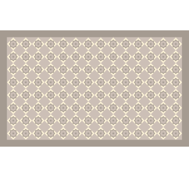 Rolgordijn beige cementbeige tegels - TenStickers