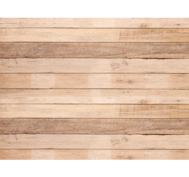 Rolgordijn beige met natuurlijk patroon van houten planken - TenStickers