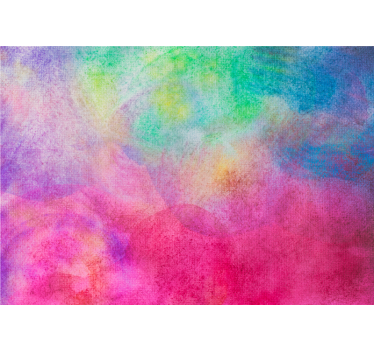 Raambekleding slaapkamer art kleuren - TenStickers
