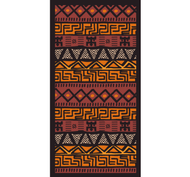 Raambekleding slaapkamer in afrikaanse stijl - TenStickers