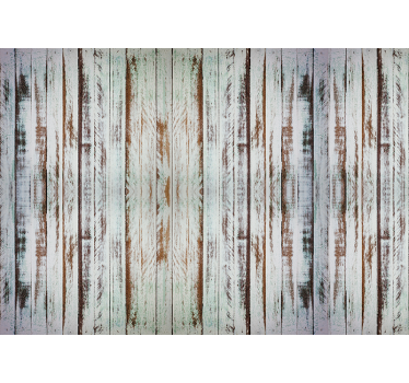 Raambekleding slaapkamer stripping wood - TenStickers
