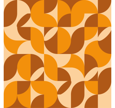 Raambekleding slaapkamer retro - TenStickers