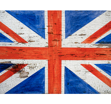 Raambekleding slaapkamer urban stijl uk vlag - TenStickers