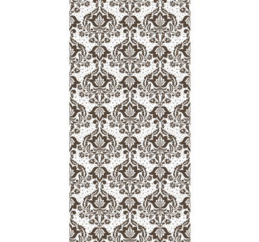 Raambekleding slaapkamer met sierbloemen - TenStickers