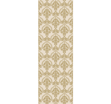 Rolgordijn vintage met florale beige details - TenStickers