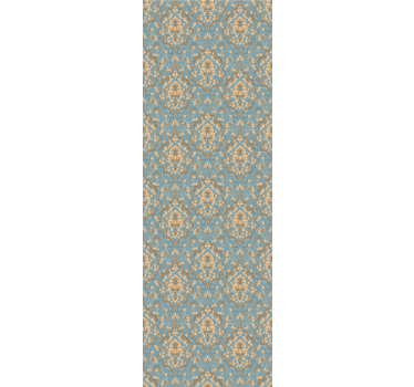 Rolgordijn vintage met sierlijk bloemendamast - TenStickers