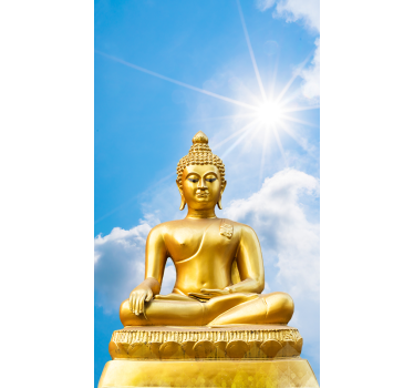 Zen rolgordijnën Zonnige boeddha - TenStickers