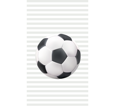 Rolgordijnen voetbal Witte en zwarte bal - TenStickers