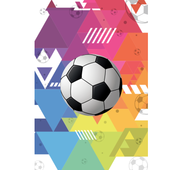 Meer sport rolgordijnen Veelkleurige geometrische ballen - TenStickers