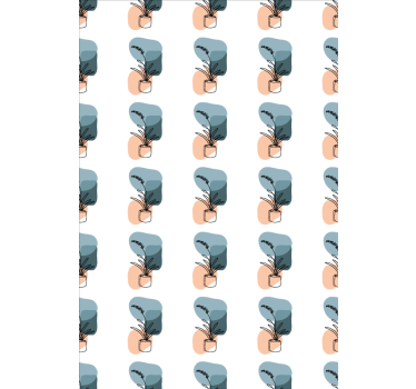 Minimalistisch orchideeën ontwerp rolgordijn bloemen - TenStickers