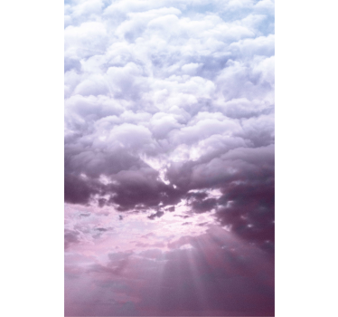 Wolken rolgordijnen Realistische lucht met zonlicht - TenStickers