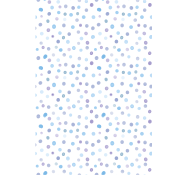 Blauwe tinten stippenpatroon rolgordijn textuur en patroon - TenStickers