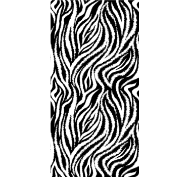 Zebrastreepconcept rolgordijn meer dieren - TenStickers