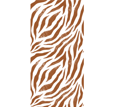 Zebrastreepmotief rolgordijn meer dieren - TenStickers