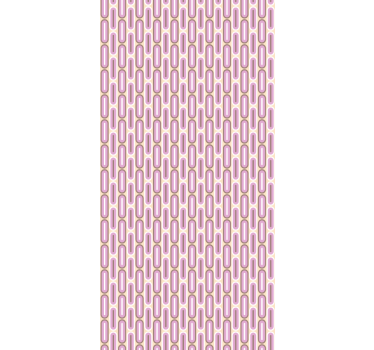 Retro roze bogen rolgordijn meer vintage - TenStickers