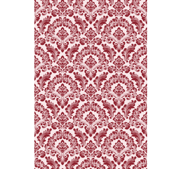 Sierlijke botanische elementen elegant raambekleding - TenStickers