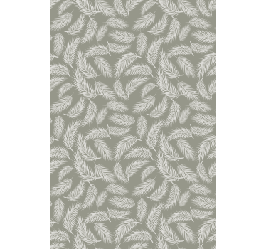 Bladpatroon ontwerp rolgordijn bloemen en planten - TenStickers