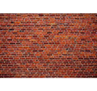 Rolgordijnen woonkamer Moderne bakstenen "industriële stijl" - TenStickers