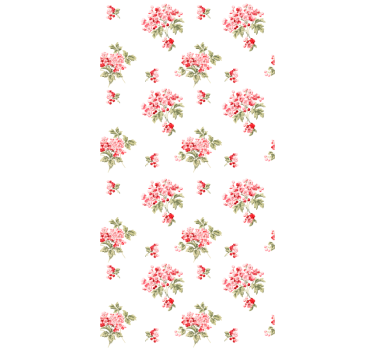 Vintage elegante opstelling rolgordijn woonkamer - TenStickers