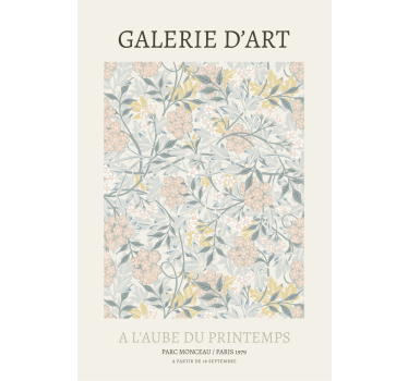 Kunst rolgordijnën Galerie d'art poster - TenStickers