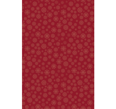 Sneeuwvlokpatroon rolgordijn rood - TenStickers