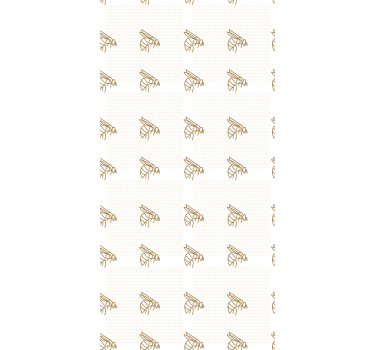 Honingbijpatroon rolgordijn dieren - TenStickers