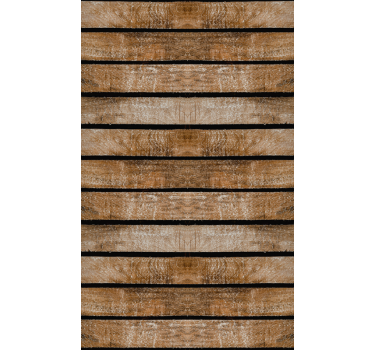 Rolgordijn raambekleding oud hout - TenStickers