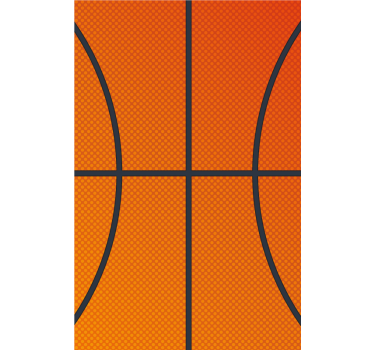 Basketbal patroon rolgordijn - TenStickers
