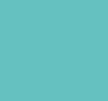 Egale kleur Rolgordijn turquoise - TenStickers